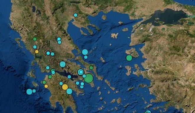  Σεισμός 3,7 ρίχτερ στην Αθήνα