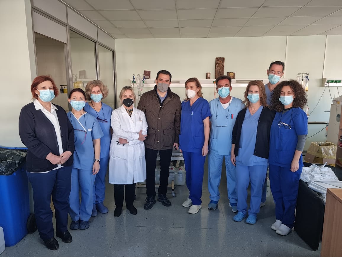  Επίσκεψη του Υπουργού Ενέργειας Κ.Σκρέκα στο Νοσοκομείο Τρικάλων