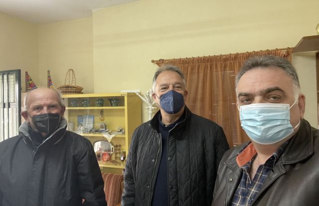 Επίσκεψη Αντιπεριφερειάρχη Χρήστου  Μιχαλάκη στο ιατρείο της Τ.Κ. Αγίου Βησσαρίωνα Πύλης
