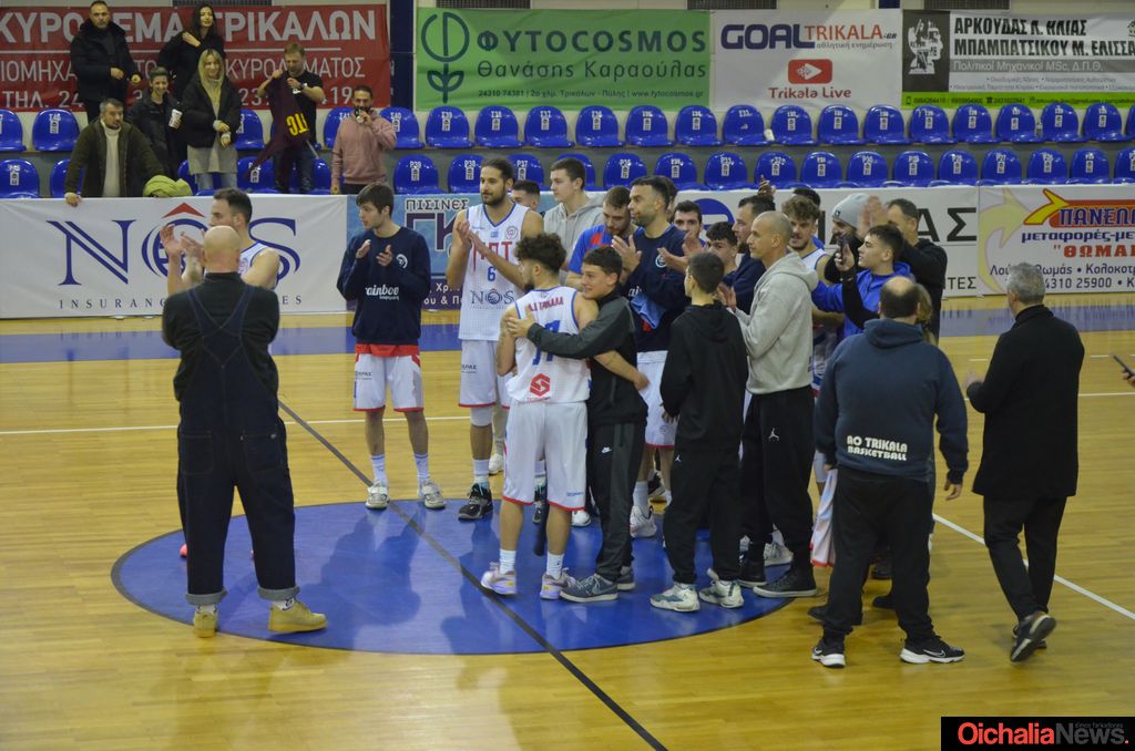 Άνετη νίκη στο εξ αναβολής παιχνίδι για τον μπασκετικό ΑΟ Τρίκαλα επί του ΣΚ Ιωάννίνων (80-69) 