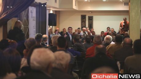 Λατρεία για τον Κώστα Σκρέκα στην Φαρκαδόνα – Αποθεώθηκε ο Υπουργός των έργων στην προεκλογική του ομιλία το βράδυ της Τρίτης