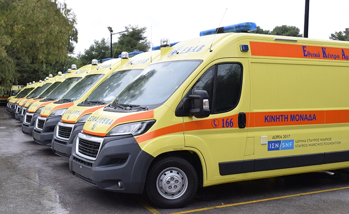 Ενισχύεται με 10 νέα σύγχρονα ασθενοφόρα το ΕΚΑΒ στη Θεσσαλία